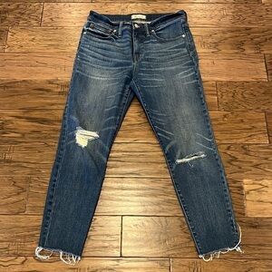 Madewell 9” High Riser Skinny Skinny Crop Size 30